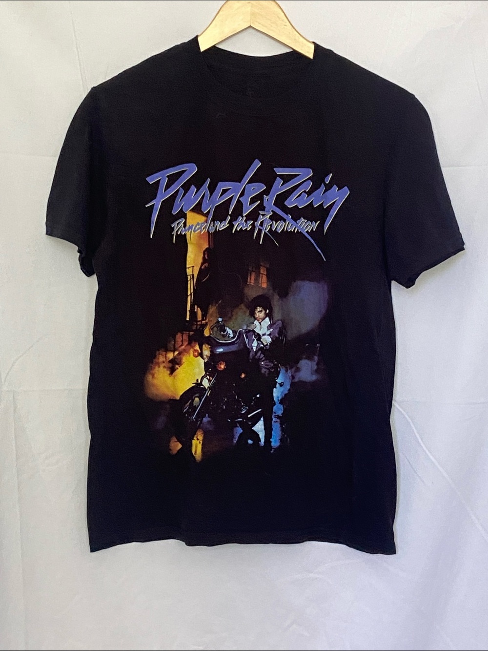 Prince Purple Rain Graphic Tee - Black